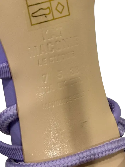 Kat Maconie Purple Strappy Ankle Wrap Sandals UK 5 EU 38 