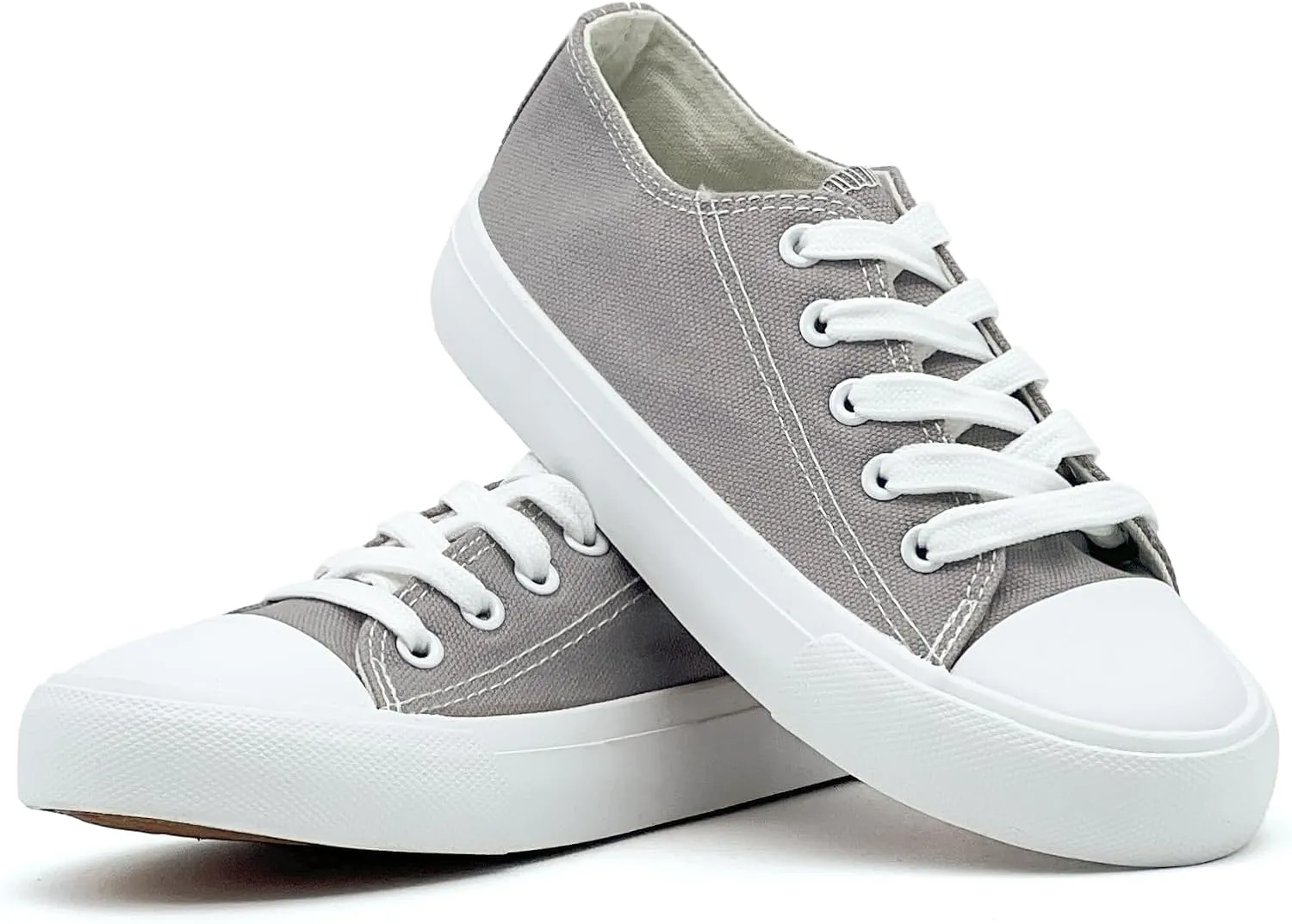 Kids Canvas Shoes for Boys Girls Toddler Classic Low Top Sneakers Lace up Tennis Shoes Walking Shoes Big Kid Running Sneakers