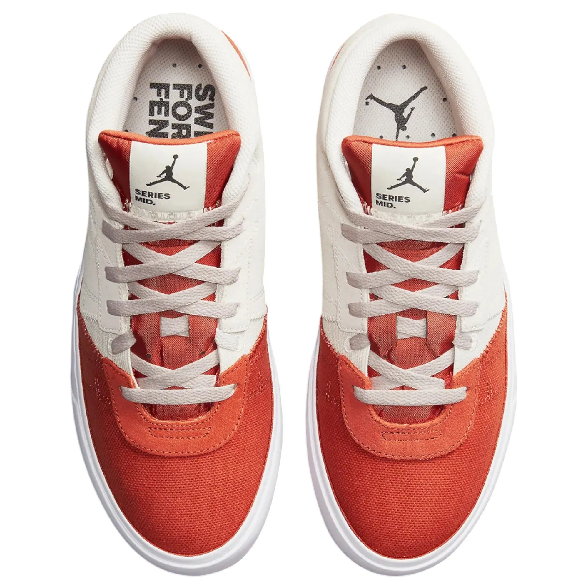 Mens Nike Jordan Series Mid Phantom/ Mantra Orange Shoes