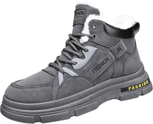Mens Snow Boots Cotton Short Shoes Snow Boots Boots for Men for Snow Hiking Boots Women aterproof