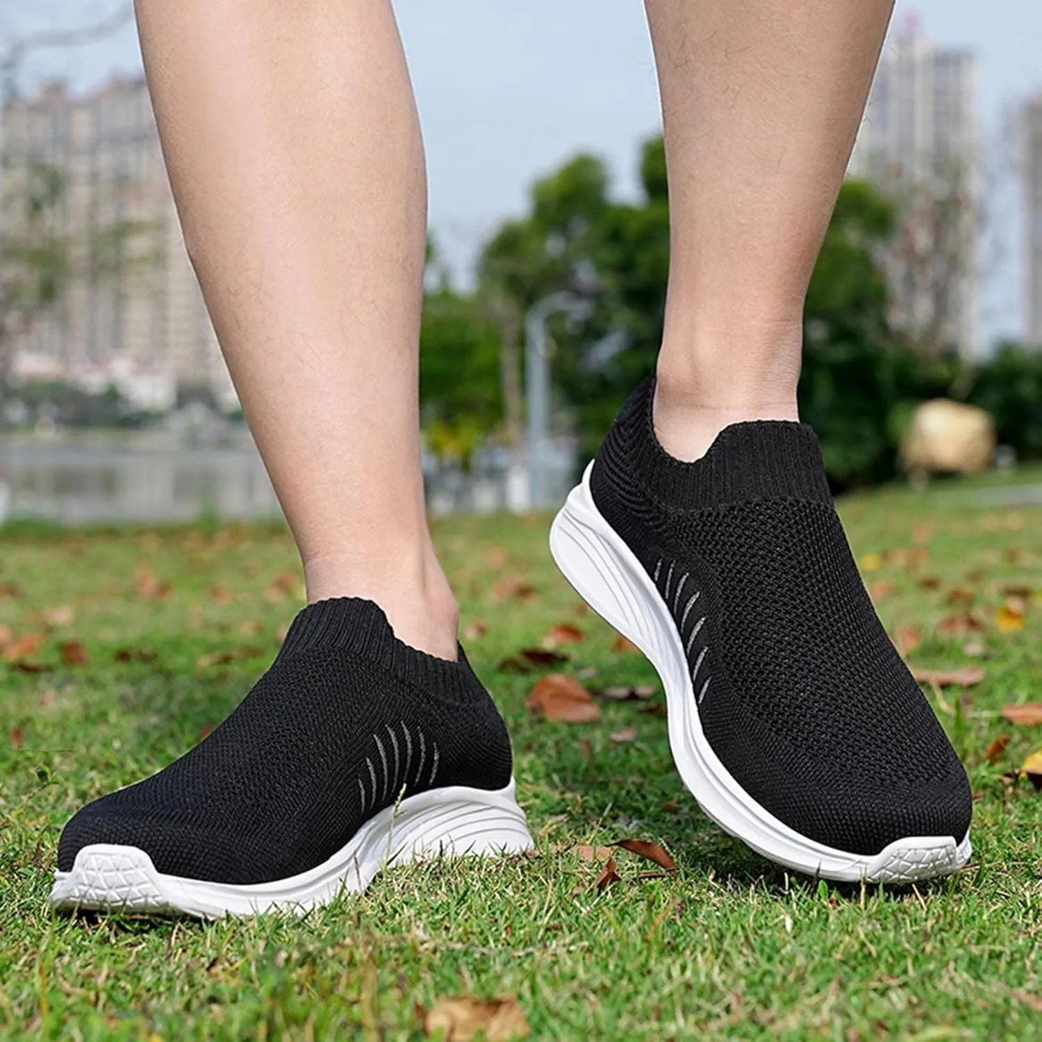 Mens Walking Shoes Men's Fashion Sneakers Shoe for Men Slip on Shoe for Men Casual Comfortable Sneaker