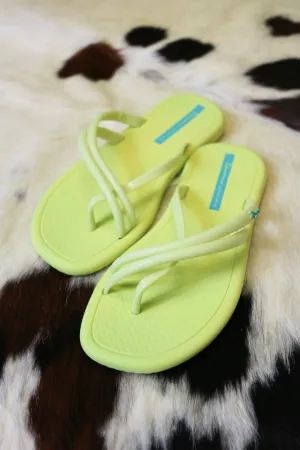 Meu Sol Rasteira Yellow Sandals