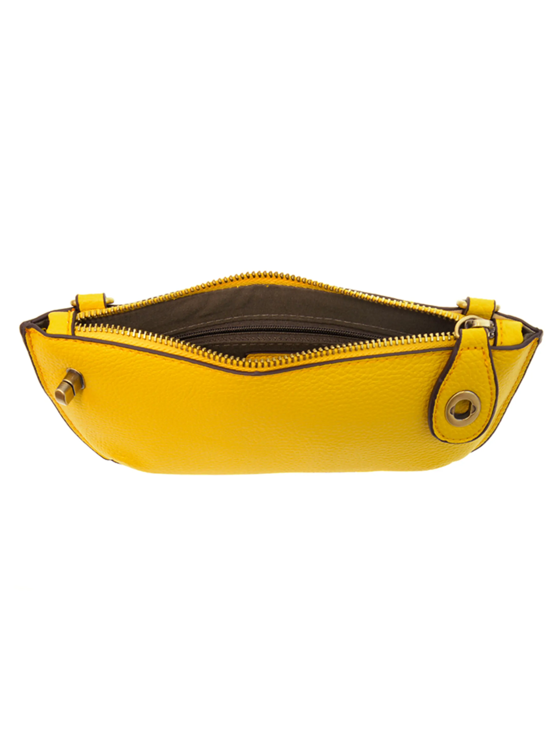 Mini Crossbody Wristlet Clutch [Yellow-L8000]