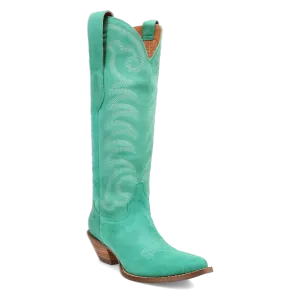 Movin' On Green Suede Leather Boot (DS)