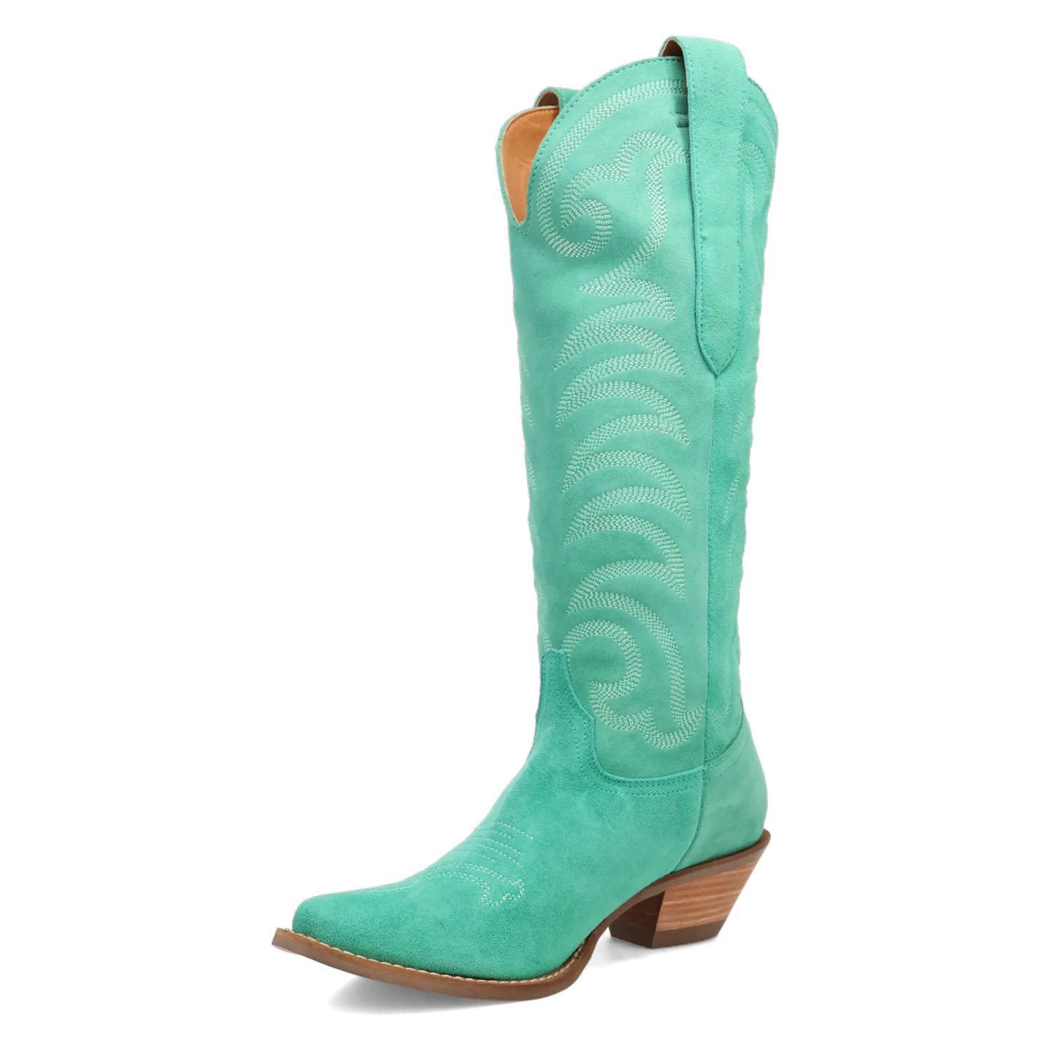 Movin' On Green Suede Leather Boot (DS)