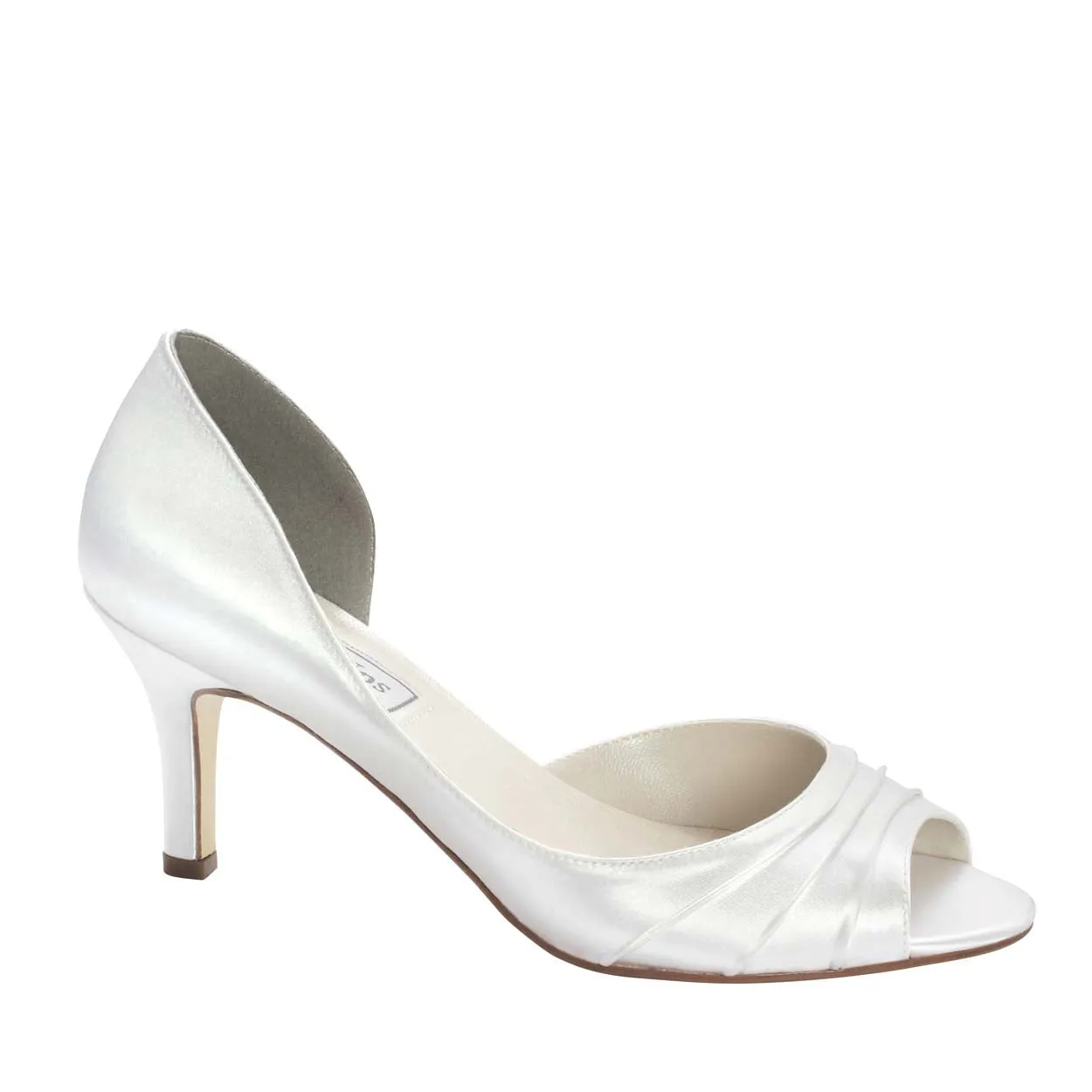 Nadia Simple Pleated 2.5" Heel by Dyeables