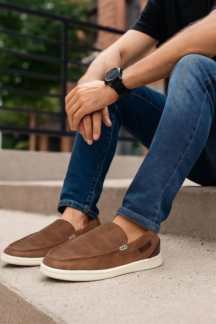 Nautica Men's Slip-On Loafers Casual Moc Toe Sneakers Boat Shoes Slipper for Men ??Lightweight & Comfortable - Derwin