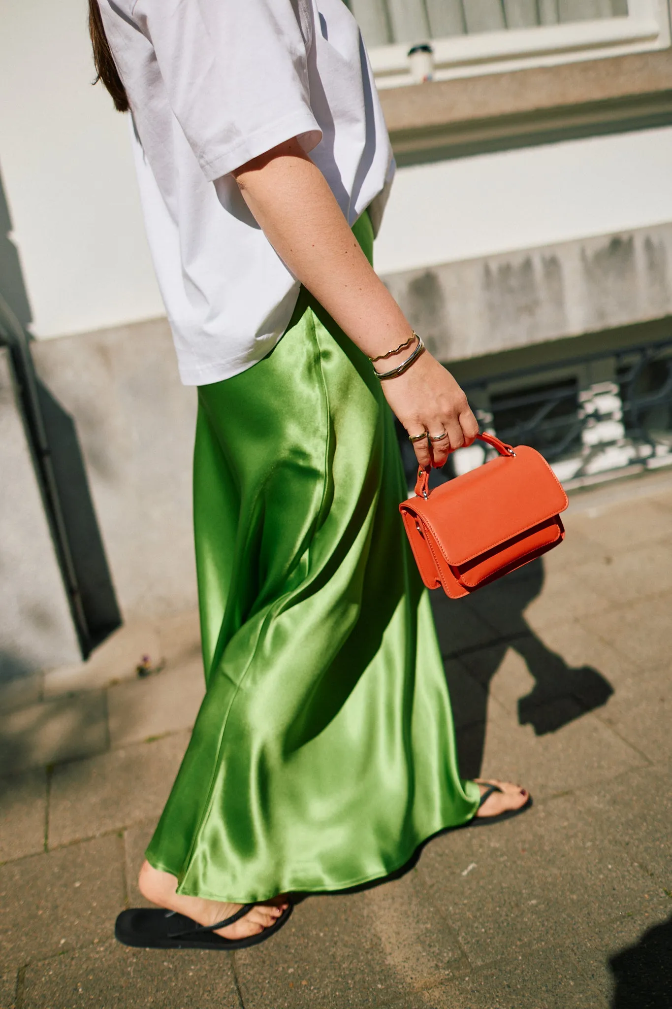 Renei Soft Structure Bag Red Coral