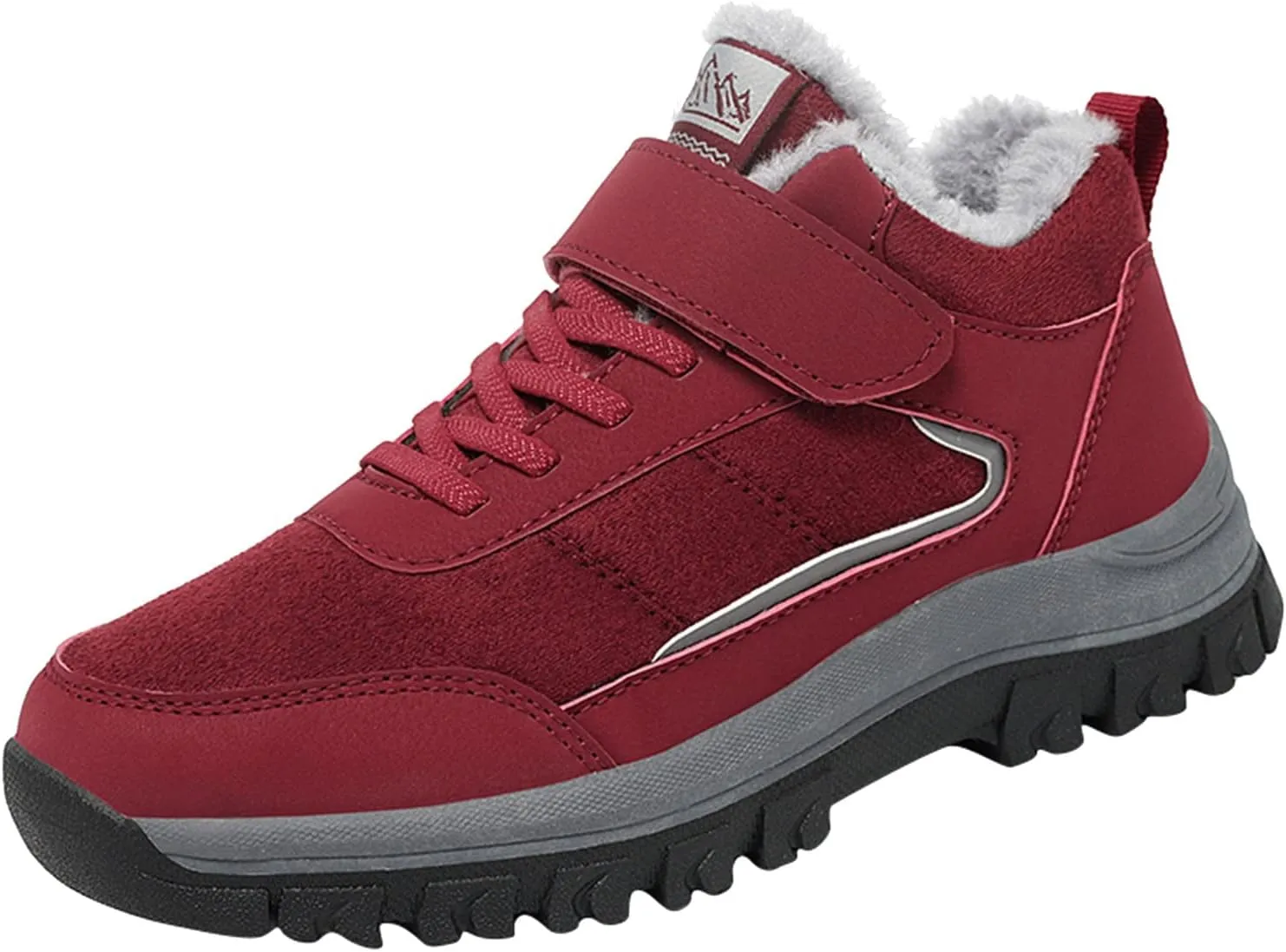 SBGMoSJ Winter Waterproof Boots for Woman Womens Boots Winter Slip on Winter Boots Womens Heel Womens Tennis Shoes for Snow Walking Botas Contra El Agua Para Mujer Con Tela Adentro