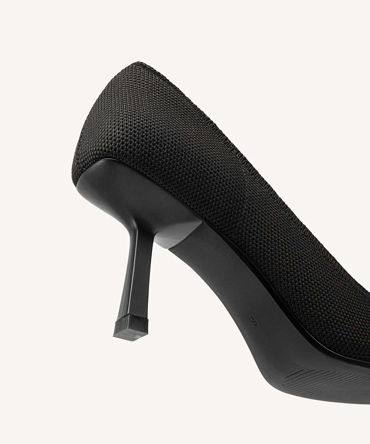 Slip On Bow Pointed Toe Heeled Pumps