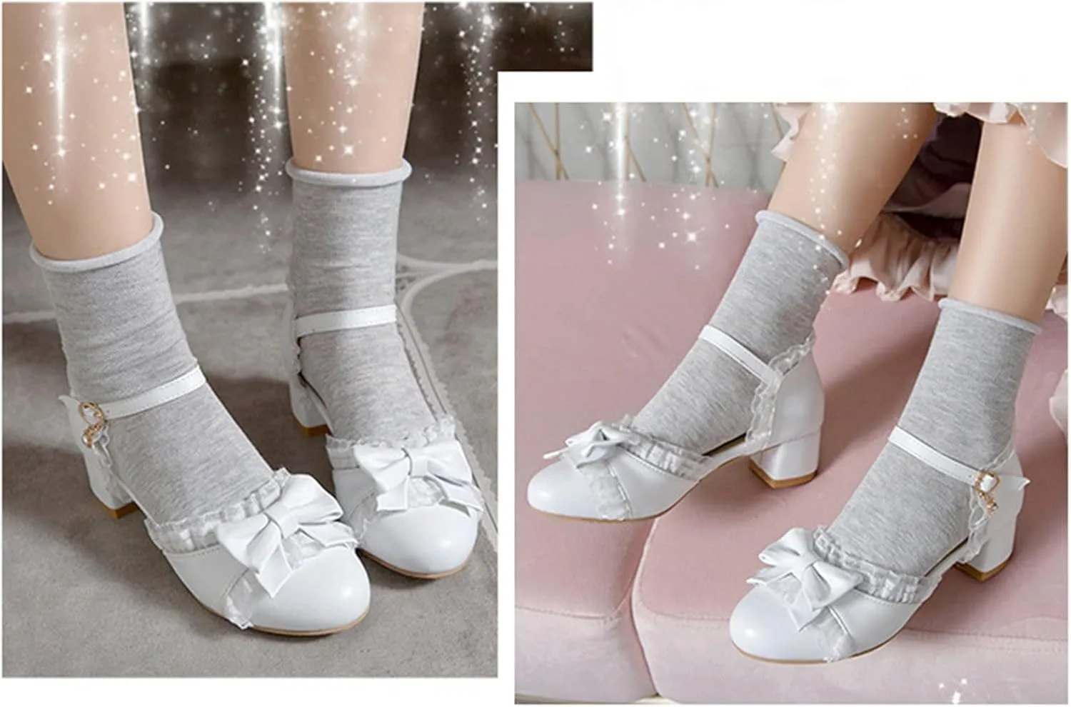 Summer Toddler Girls Dress Bow Tie Shoes Pumps Low Heels Flower Party Wedding High School Prom Toddler Sandals