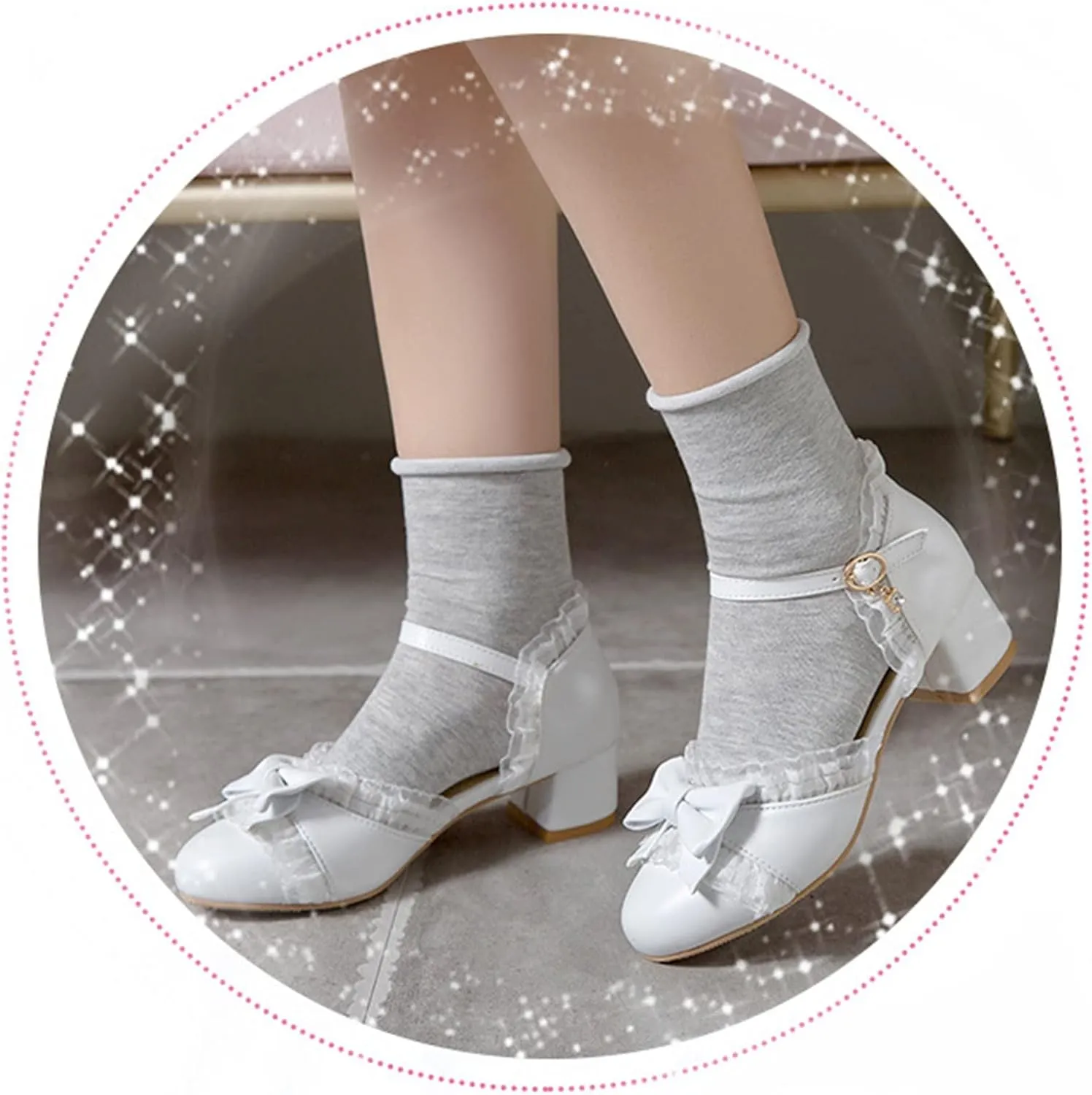 Summer Toddler Girls Dress Bow Tie Shoes Pumps Low Heels Flower Party Wedding High School Prom Toddler Sandals