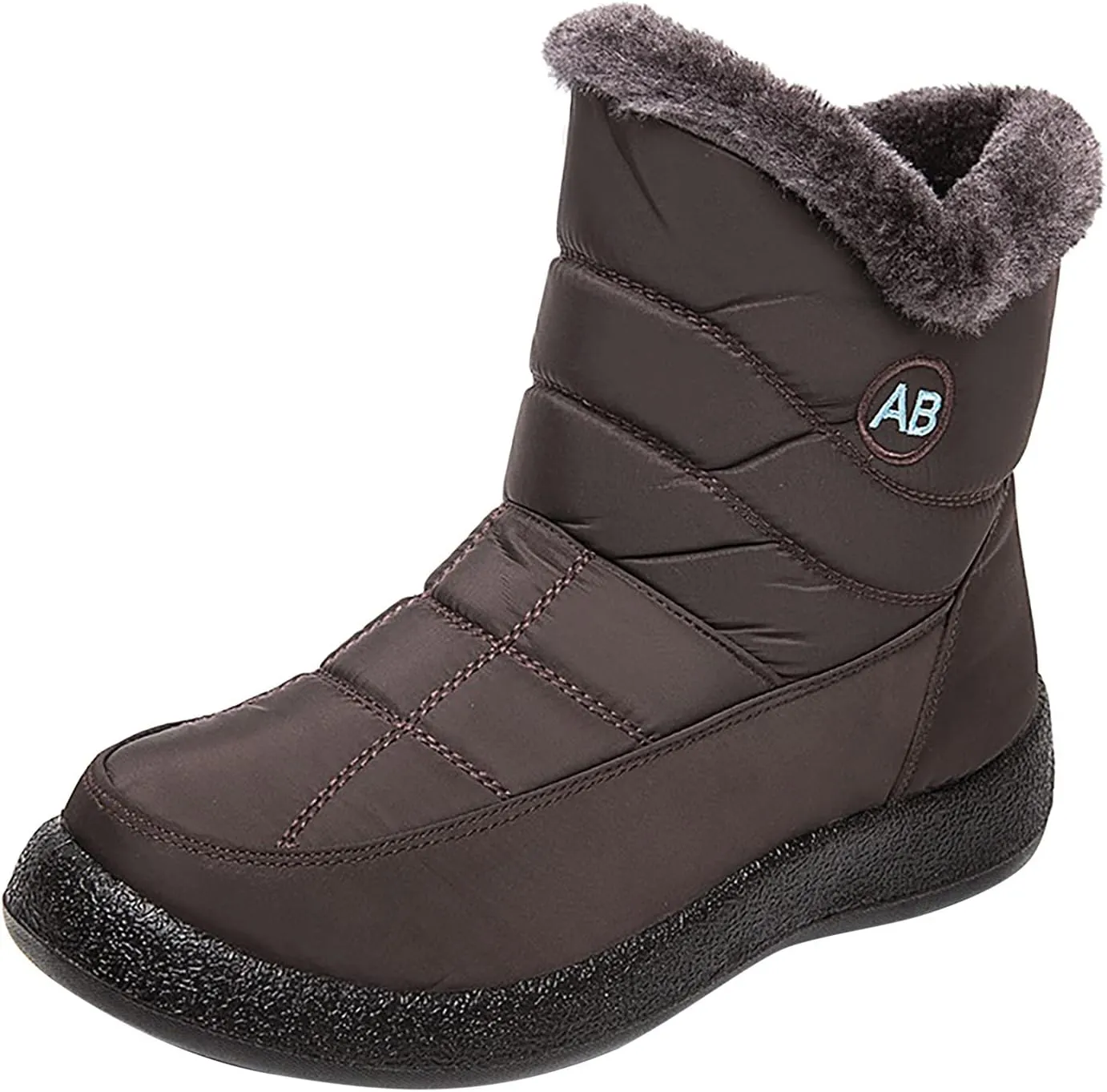 Tall Snow Boots for Women 2023 Womens Waterproof Snow Boots with Zipper Extra Wide Calf Womens Snow Boots Waterproof Boots for Women Wide Width Womens Winter Sneaker Boot