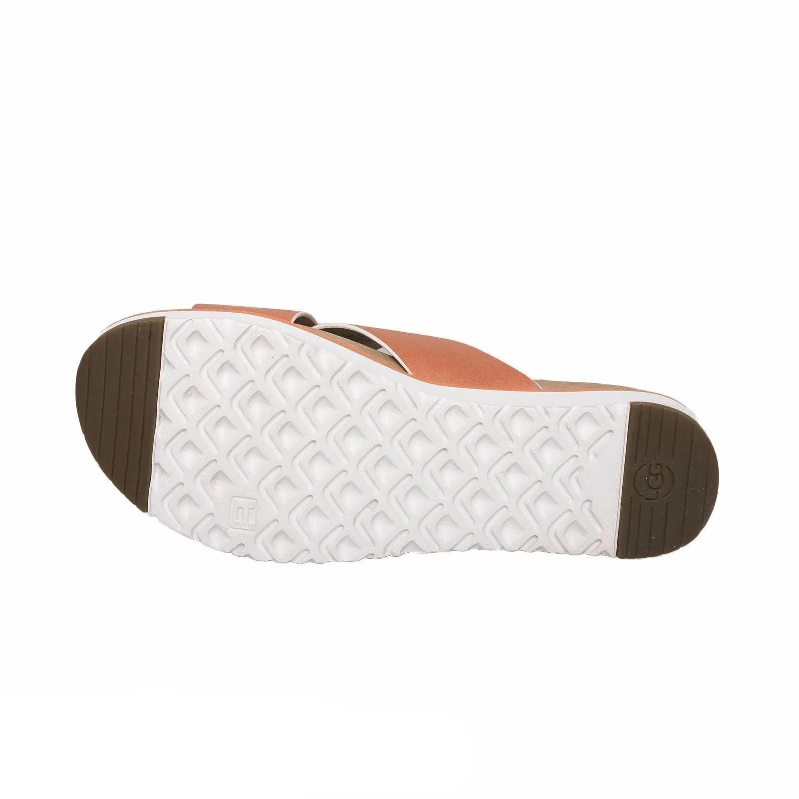 UGG Kari Fire Opal Leather Flip Flops