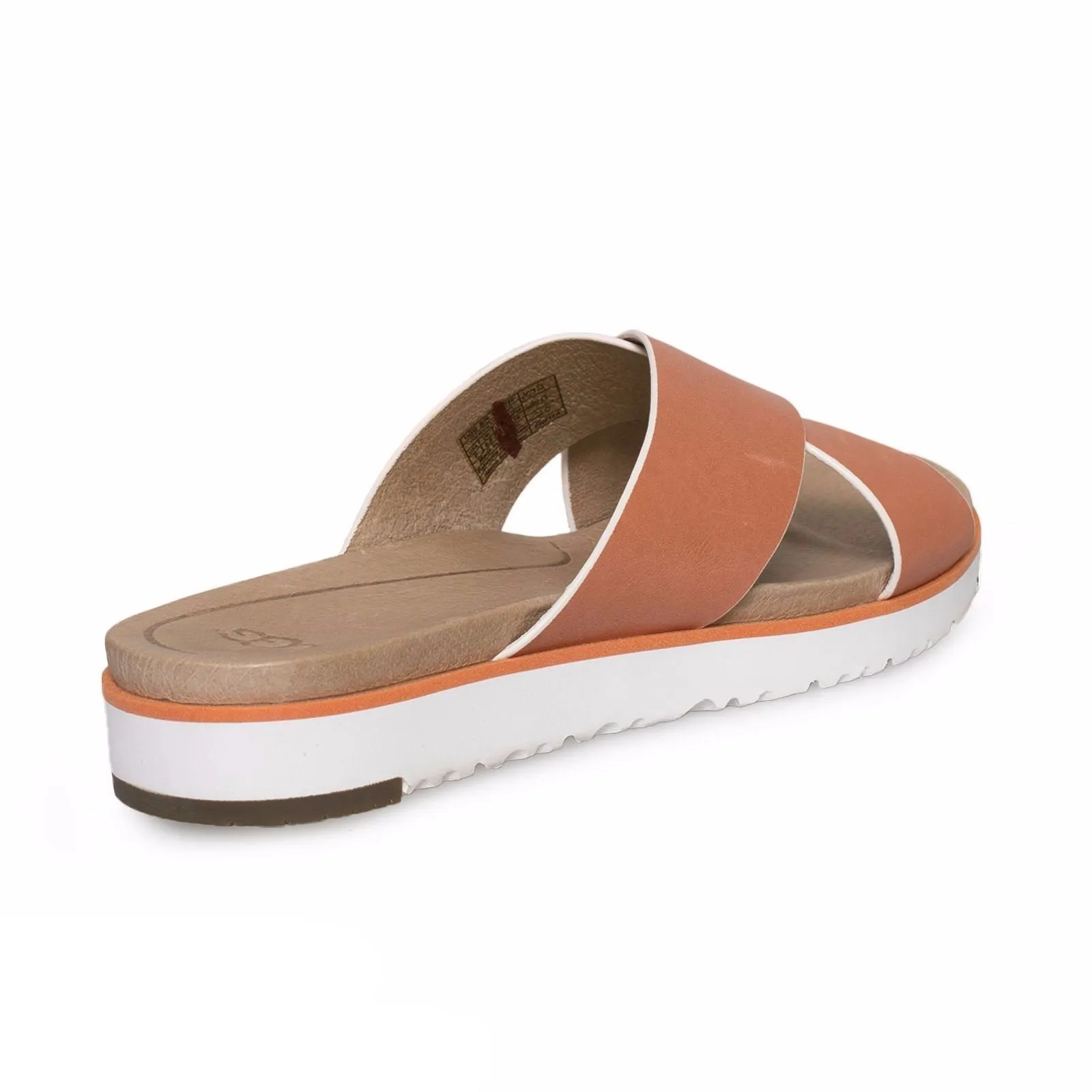 UGG Kari Fire Opal Leather Flip Flops