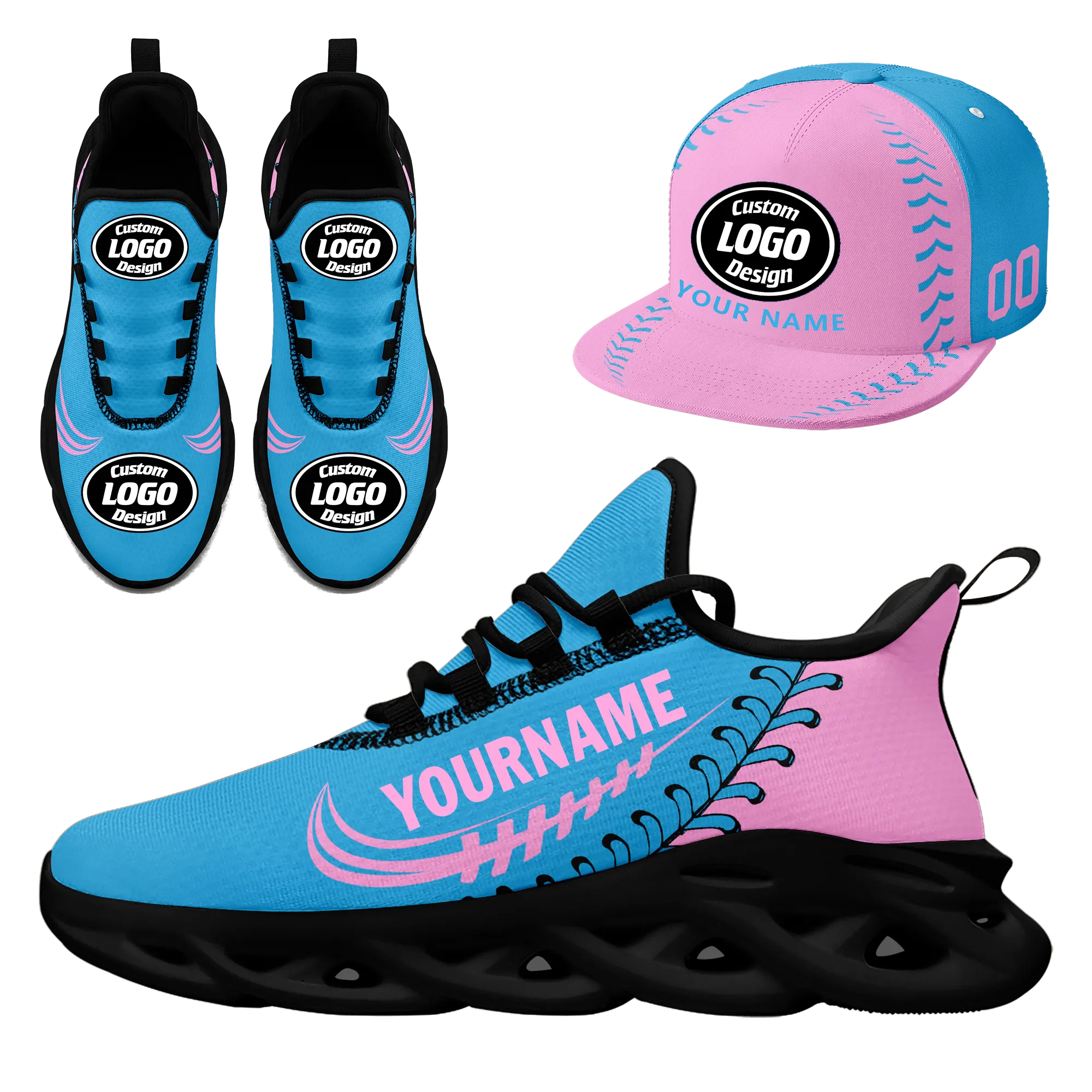 Unique Gift,Custom MaxSoul Shoes and Hat Combo Personalized JH-bd0b00ea-cd