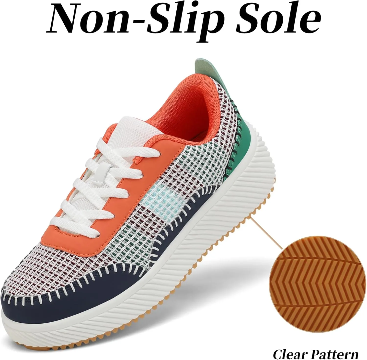 VZQ Women's Platform Sneakers Comfortable Lightweight Casual Chunky Fashion Sneaker with Breathable Uppers Walking Shoes