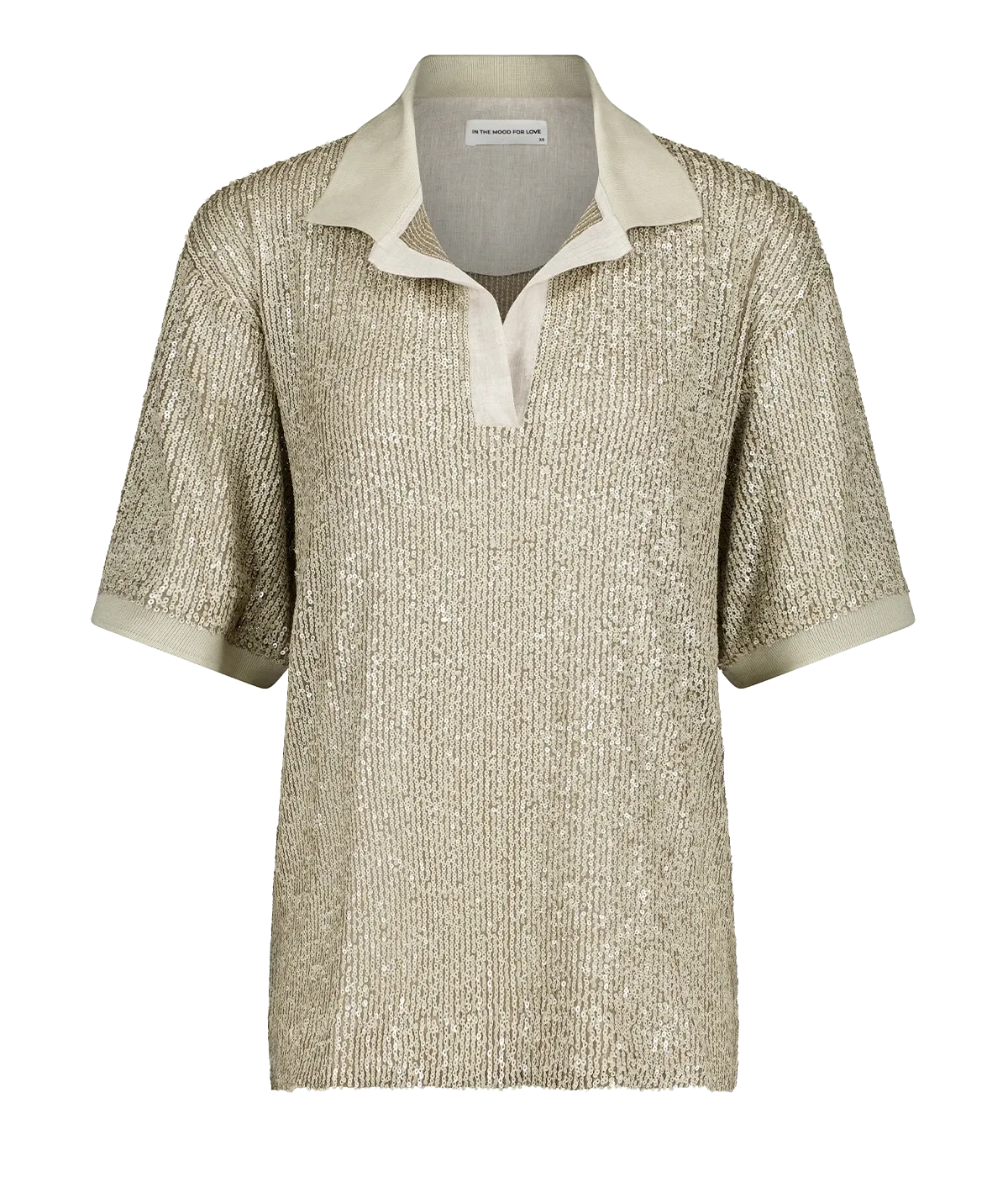 Williams Top in Beige Silver