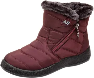 Winter Snow Boots for Women Waterproof Womens Winter Boots Boots for Women Ankle Booties Sexy Black for Winter No Heels Tall Snow Boots for Women Dress Boots Winter Boot for Women Working