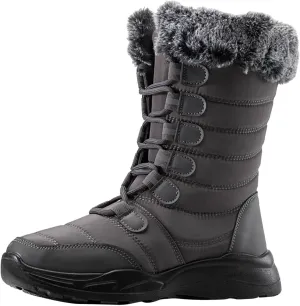 Winter Snow Boots for Women Zipper Orthopedic Snow Boots for Women Size 7 Waterproof Snow Boots Womens 11w Winter Women Boots Slip on Botas Invierno Para Mujer