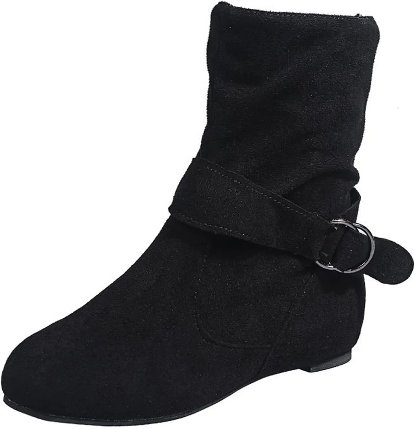 Womens Boots Fashion Fully Fur Lined Thick Sole Side Zipper Boots for Women Soft Cozy Warm Snow Boots for Women