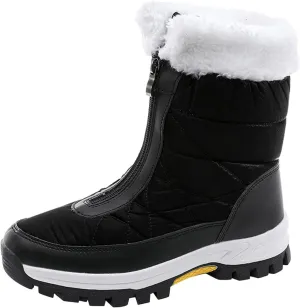 Women's Snow Boots Size 9 Wide Winter Long Boots for Women Waterproof Snow Boots Winter Women Women's Winter Booties Slippers Womens Winter Hiking Boots Waterproof