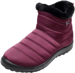 Womens Snow Boots Waterproof Wide Calf Non Slip Winter Boots Woman Women's Snow Boot Zapatos De Mujer Impermeabilas Y Termica Para La Nieve Botas De Invierno Impermeables Para Mujer