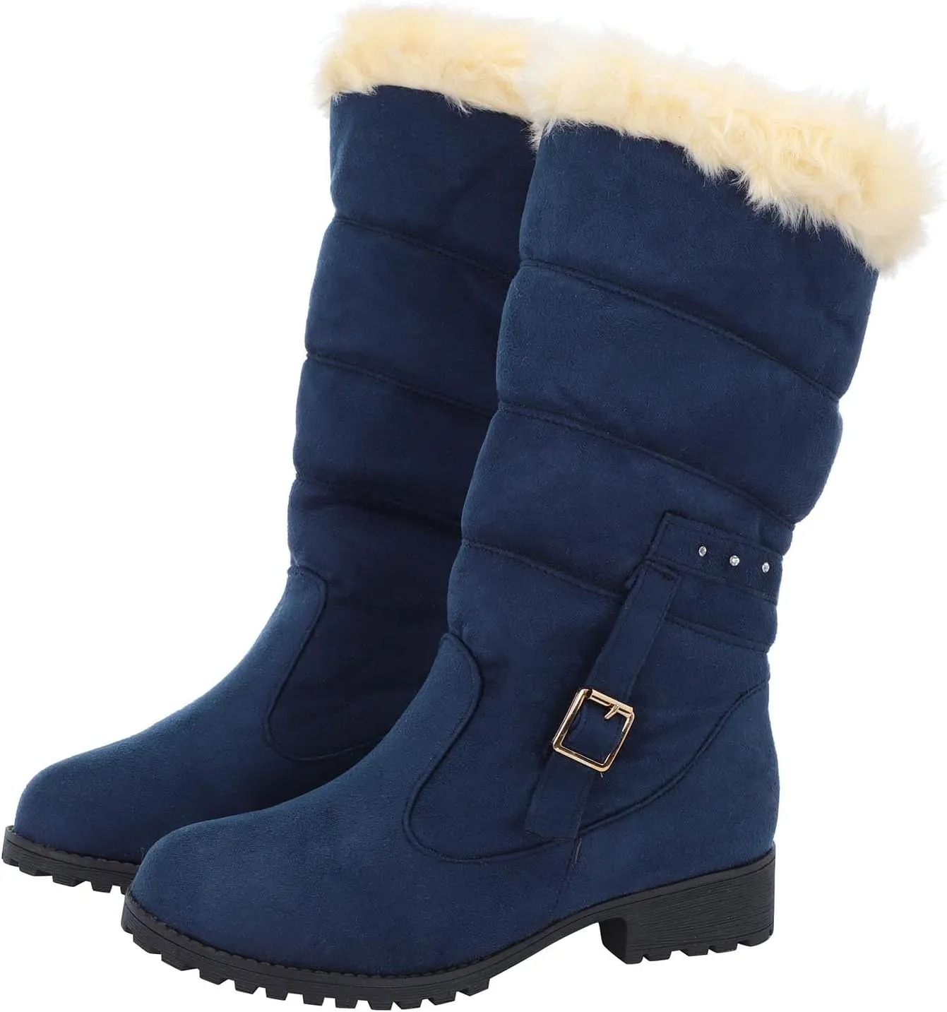 Womens Snow Boots Wide Width Zipper Non Slip Winter Boots for Women Snow Boots for Women Wide Feet Tall Snow Boots for Women Botas Impermeables Para Invierno Mujer