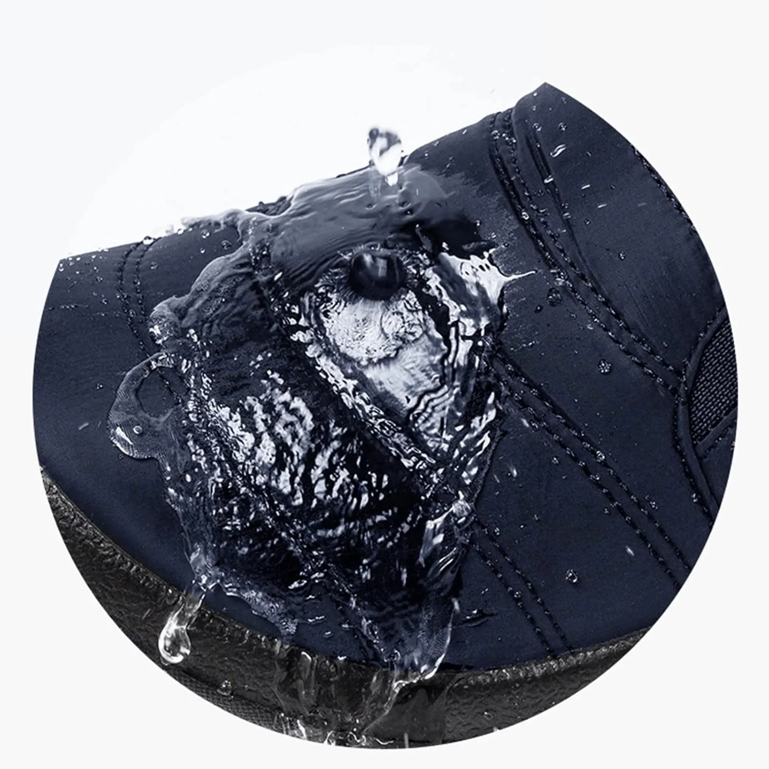 Women's Wide Width Waterproof Ankle Snow Boots - Warm Fur Lined, Walking Boots